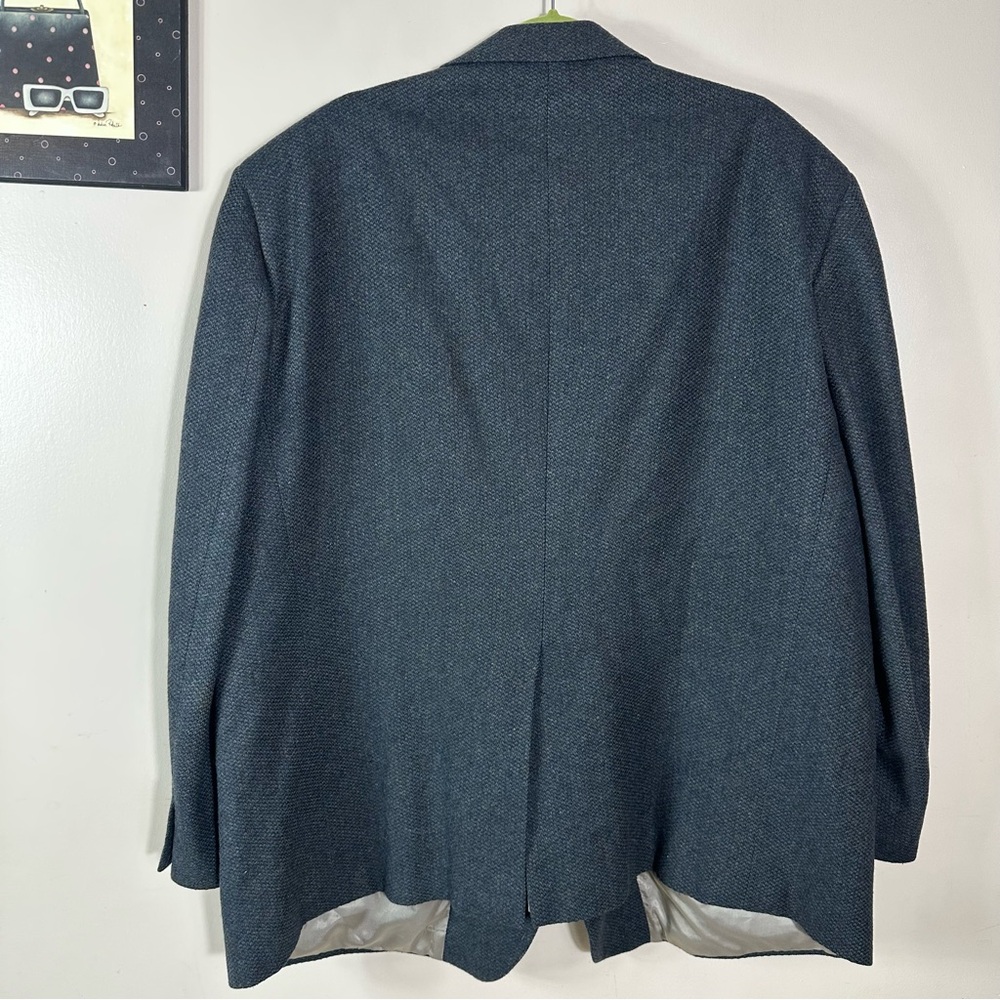 Burberry vintage Charcoal Men's Blazer 100% pure wool - Picture 4 of 11